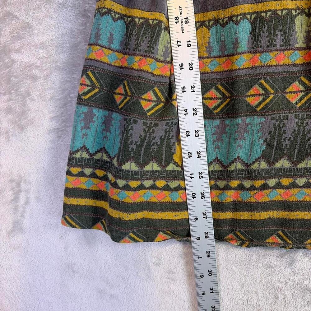 Free People Multicolor Boho Mini Dress Women’s XS Petite (XSP) Festival Coquette - Picture 4 of 8